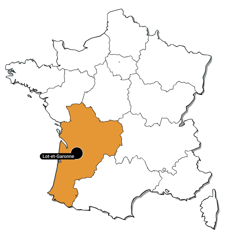 Carte Ville Region Lot-et-Garonne