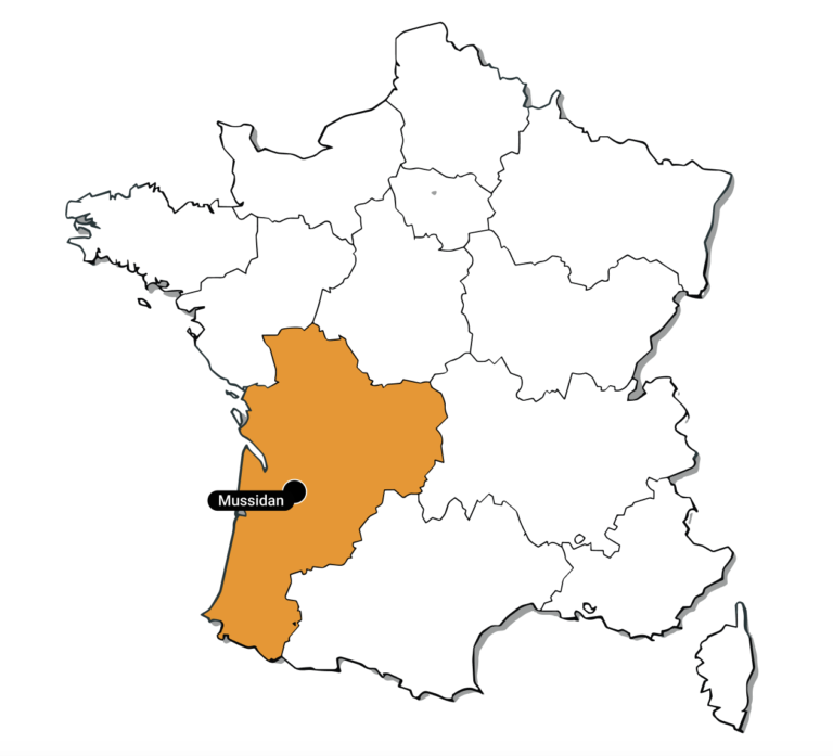Diagnostic immobilier Mussidan Carte Ville Mussidan