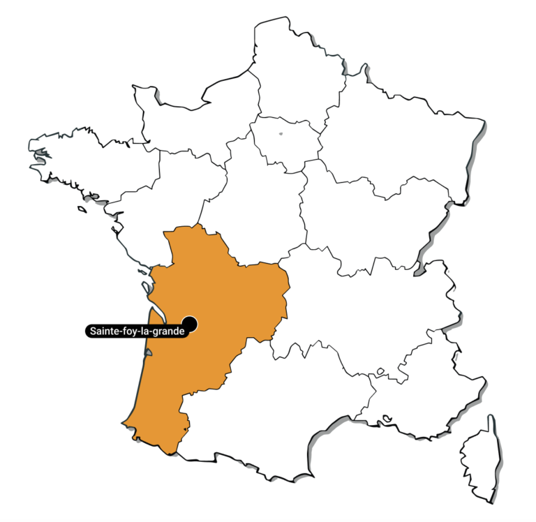 Carte Ville Sainte-foy-la-grande