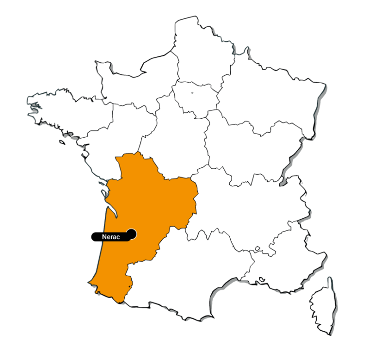 Carte ville Nerac