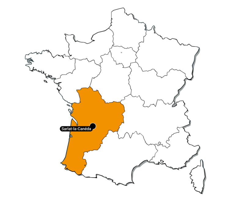 Carte ville Sarlat-La-Canéda