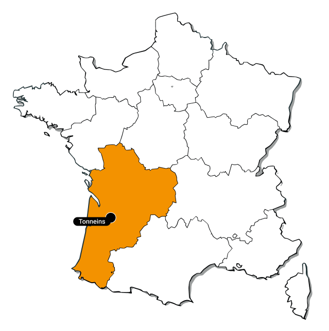 Diagnostic immobilier Tonneins Carte ville Tonneins