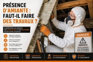 Présence d’amiante : faut-il obligatoirement faire des travaux ?